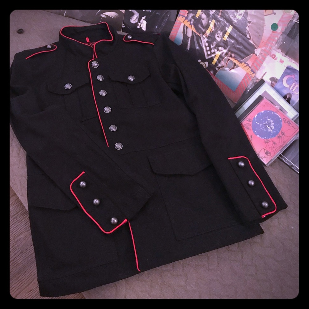 Men’s Tripp NYC goth military style jacket